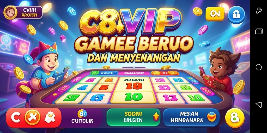 Gameplay seru Bingo di C8VIP dengan antarmuka yang menarik.