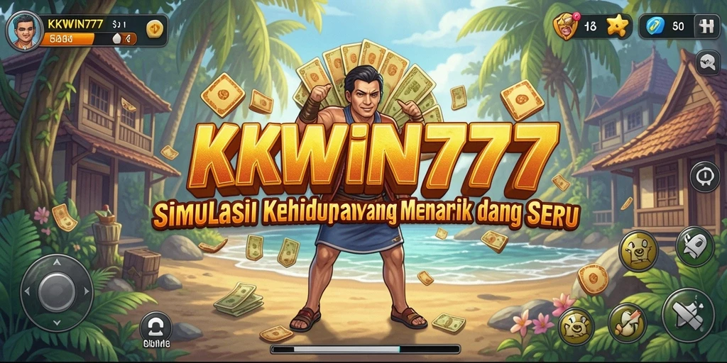 Tangkapan layar gameplay KKWIN777 menampilkan simulasi kehidupan yang mendalam.