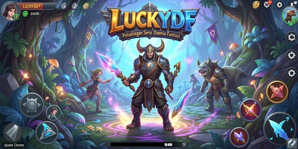 Gameplay menarik dalam dunia petualangan LUCKYDF.
