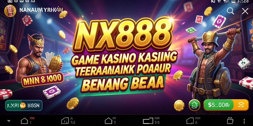 Tampilan gameplay menyenangkan di NX888 dengan grafik menawan.